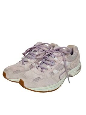Vionic Walker Comfort Sneaker Shoes Women's Size10.5 Lavender White Mist Suede